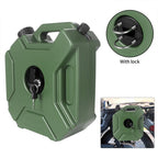 Car Plastic Fuel Tank Reserve Oil Container with Tool