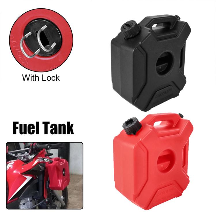 Car Plastic Fuel Tank Reserve Oil Container with Tool