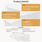 Large-Capacity Clear Stationery Storage Box — view 8