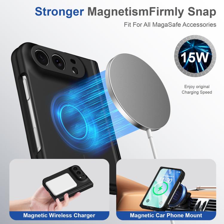Full Cover HD Integrated Magnetic Hinge Folding Phone Case