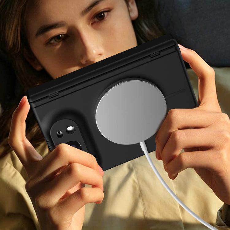 Full Cover HD Integrated Magnetic Hinge Folding Phone Case
