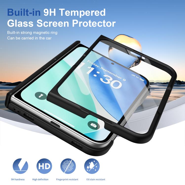 Full Cover HD Integrated Magnetic Hinge Folding Phone Case