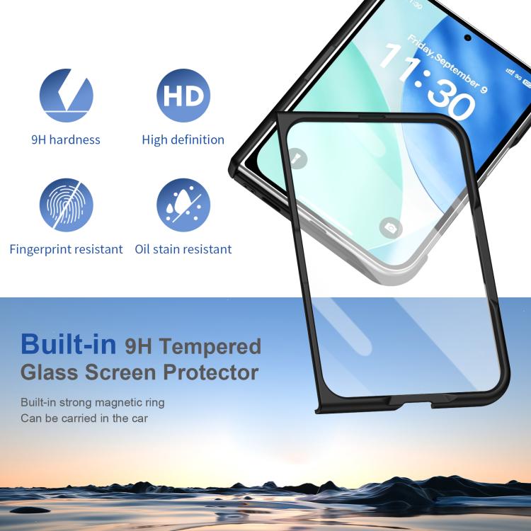 Full Cover HD Integrated Magnetic Hinge Folding Phone Case