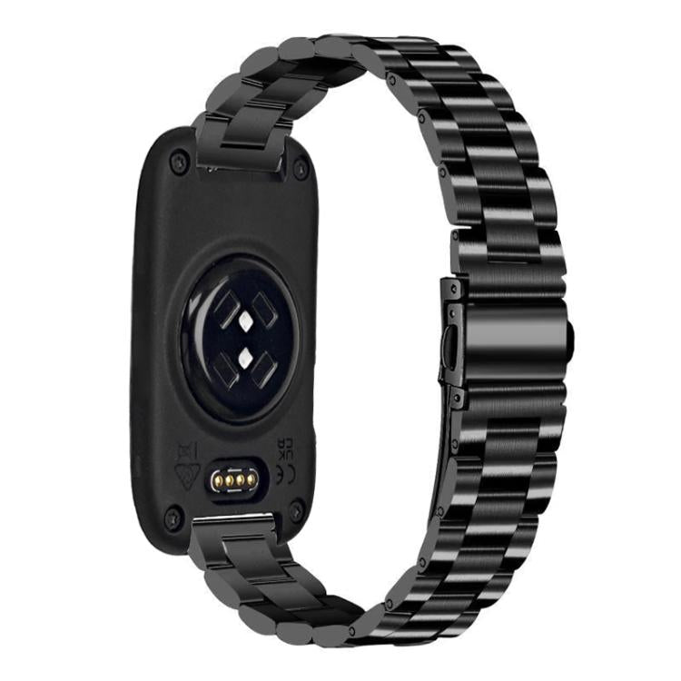 Slim Three Beads Flat Stainless Steel Watch Band
