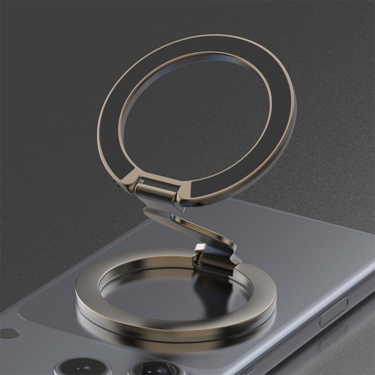Electroplated Version Multifunctional Fully Foldable Rotating Magnetic Phone Holder