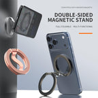 Electroplated Version Multifunctional Fully Foldable Rotating Magnetic Phone Holder