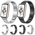 Three Beads Folding Clasp Titanium Alloy Watch Band