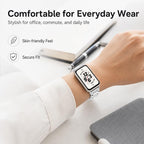 Three Beads Folding Clasp Titanium Alloy Watch Band