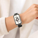 Folding Magnetic Black Clasp Solid Color Silicone Watch Band