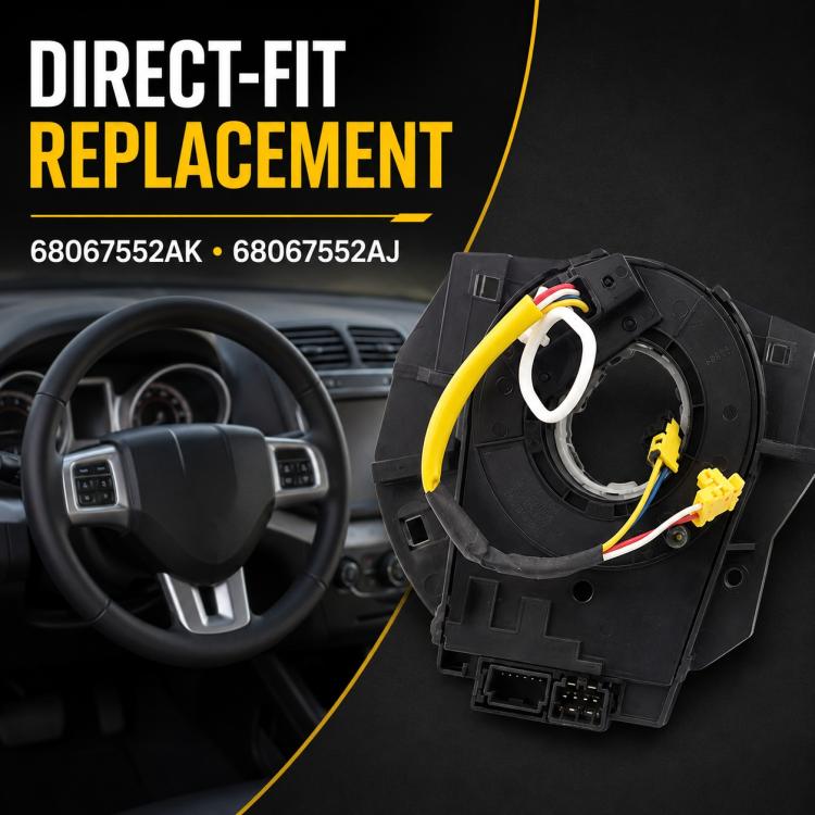 Car Steering Wheel Airbag Clock Spring Spiral Cable 68067552AK