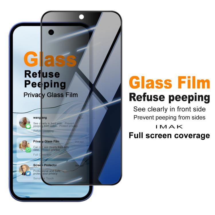 imak Full Screen Coverage Privacy Tempered Glass Film, Not Support Fingerprint Unlocking
