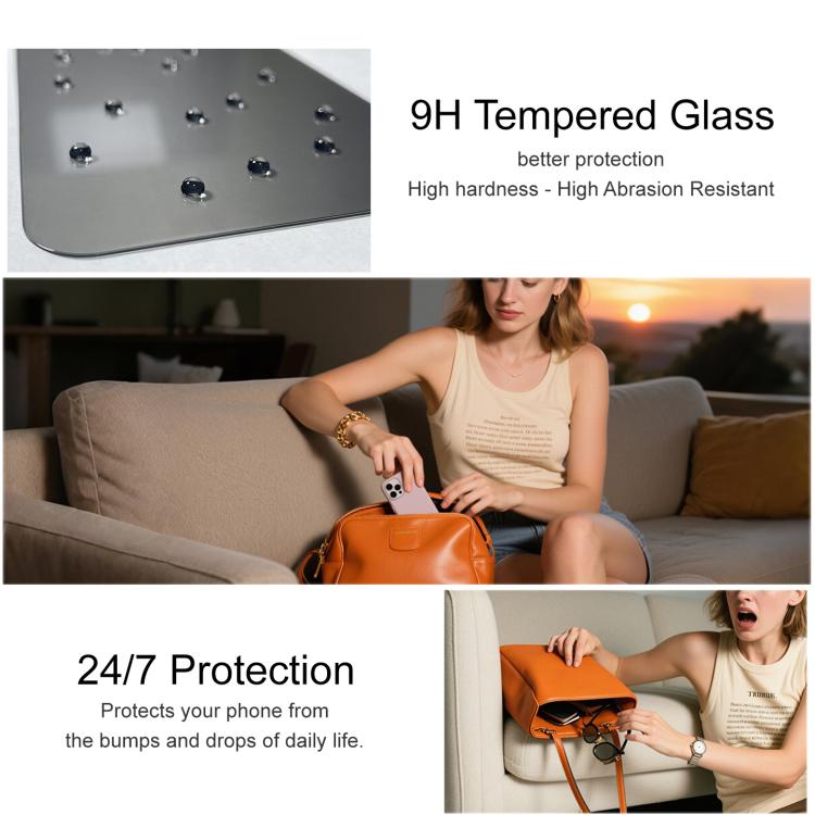 imak Full Screen Coverage Privacy Tempered Glass Film, Not Support Fingerprint Unlocking