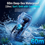 Waterproof Housing 60m Diving Pocket Camera Case — view 3