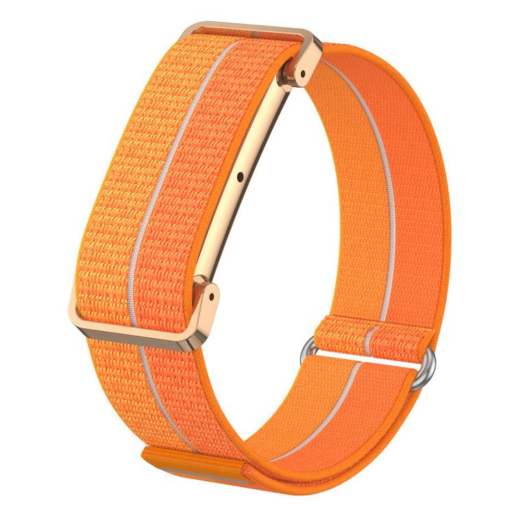 xDfind Metal Case Integrated Feather Yarn Breathable Nylon Watch Band
