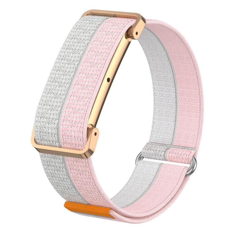 xDfind Metal Case Integrated Feather Yarn Breathable Nylon Watch Band