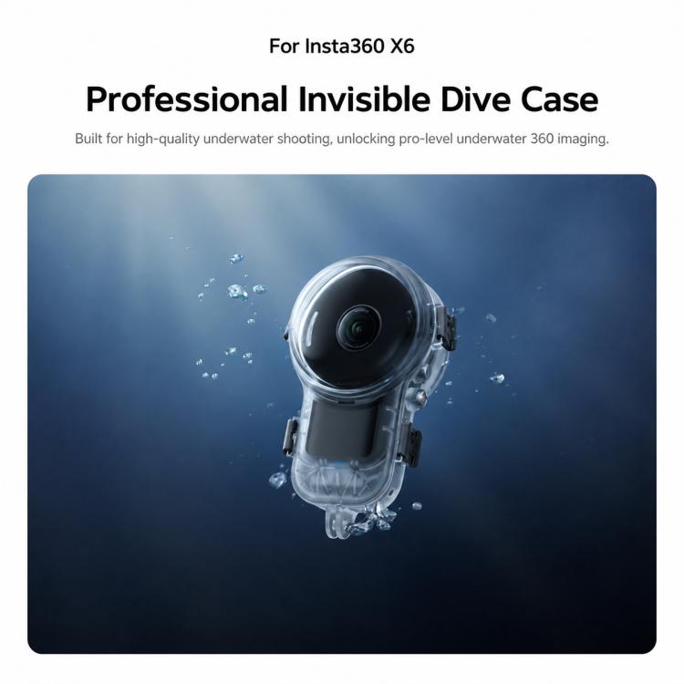 Professional Invisible Dive Housing 60m Waterproof Case