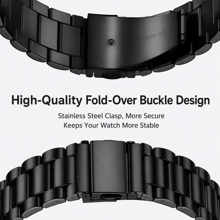 xDfind Three Beads Stainless Steel Watch Band