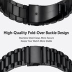 xDfind Three Beads Stainless Steel Watch Band