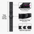 xDfind Three Beads Stainless Steel Watch Band