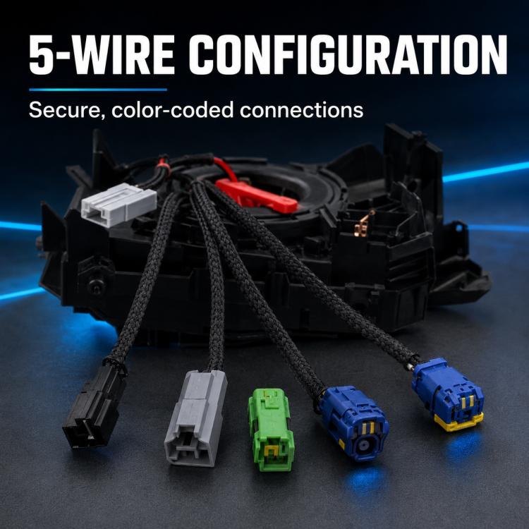 Car Steering Wheel Airbag Clock Spring Spiral Cable 8201590627 — view 5