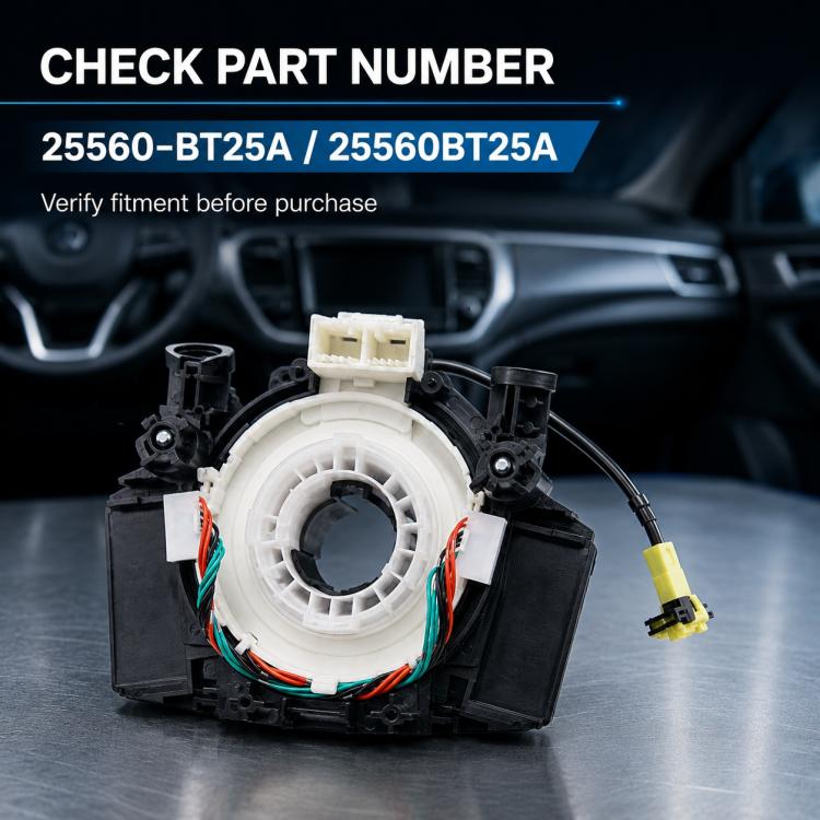Car Steering Wheel Airbag Clock Spring Spiral Cable 25560-BT25A