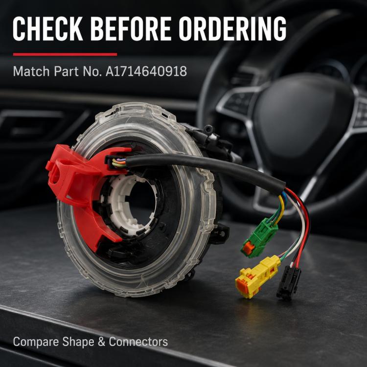 Car Steering Wheel Airbag Clock Spring Spiral Cable A1714640918