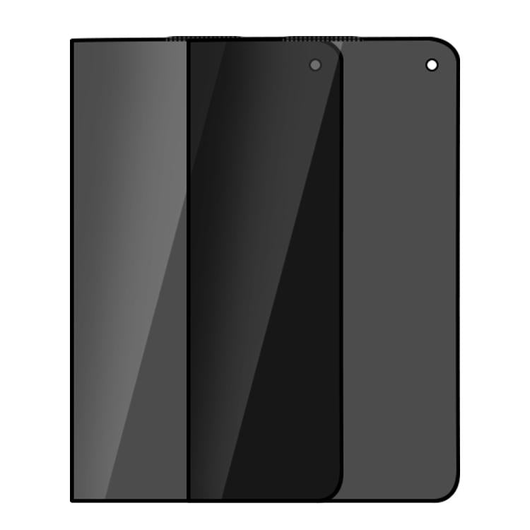 XDcase 2 PCS/Pack Silk-Printed 180 Anti-Spy Tempered Glass Screen Protector