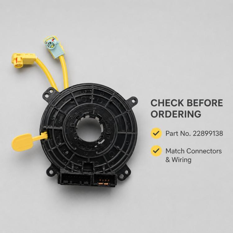 Car Steering Wheel Airbag Clock Spring Spiral Cable 22899138