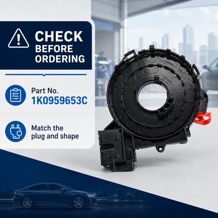 Car Steering Wheel Airbag Clock Spring Spiral Cable 1K0959653C