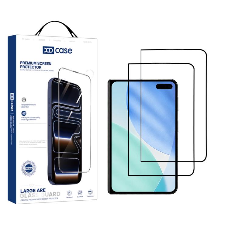 XDcase 2 PCS/Pack Silk-Printed HD Tempered Glass Film