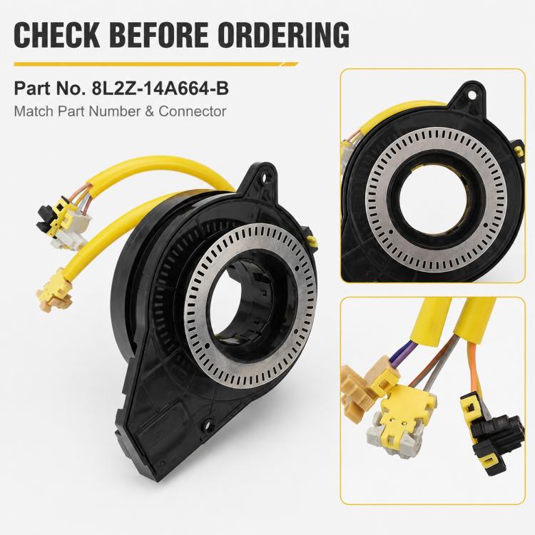 Car Steering Wheel Airbag Clock Spring Spiral Cable 8L2Z-14A664-B