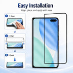 XDcase 5 PCS/Pack Silk-Printed HD Tempered Glass Film