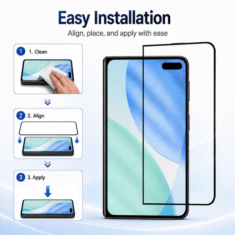 XDcase 5 PCS/Pack Silk-Printed HD Tempered Glass Film