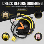Car Steering Wheel Airbag Clock Spring Spiral Cable 25966963