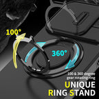 Sliding Camshield Ring Holder Phone Case — Black