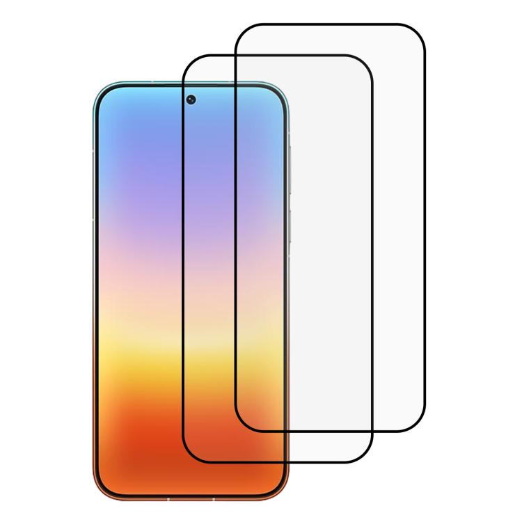 XDcase 2 PCS/Pack Silk-Printed HD Tempered Glass Film