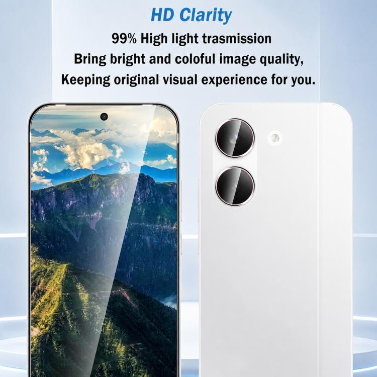 XDcase 2 PCS/Pack Silk-Printed HD Tempered Glass Film Support Fingerprint Unlock