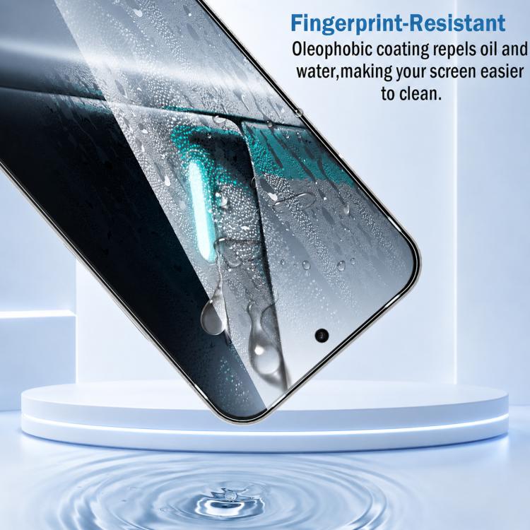 XDcase 2 PCS/Pack Silk-Printed HD Tempered Glass Film Support Fingerprint Unlock