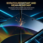 XDcase 2 PCS/Pack Silk-Printed Anti-Spy Tempered Glass Screen Protector Support Fingerprint Unlock