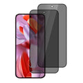 XDcase 2 PCS/Pack Silk-Printed Anti-Spy Tempered Glass Screen Protector