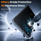 XDcase 2 PCS/Pack Silk-Printed Anti-Spy Tempered Glass Screen Protector — view 10