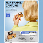 G62 Pro 0.97 inch Flip Screen 1080P HD Pixel Keychain Retro Mini Thumb Camera — view 13