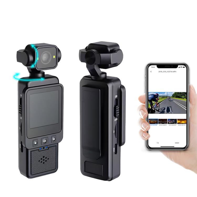 DV01 Portable Handheld Sports Pocket Camera with 180 Rotating Lens — Non-WiFi