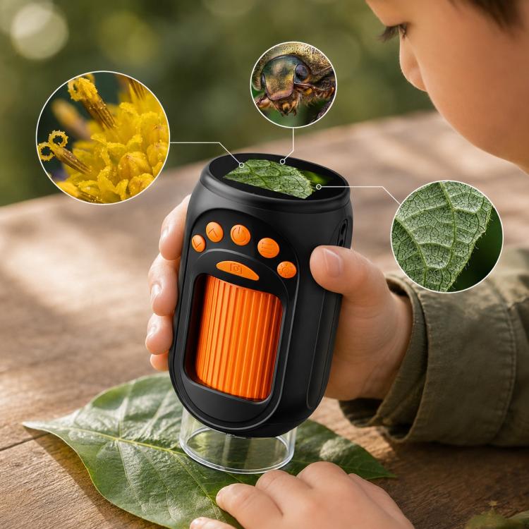 Portable 1000X Handheld Digital Kids Microscope with Screen — view 17