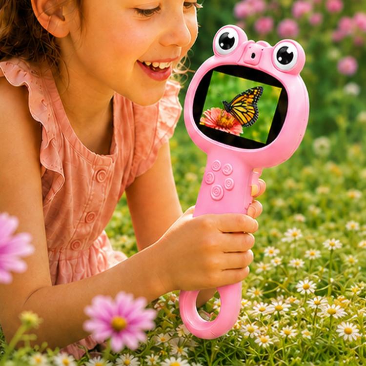 Kids Portable 3-in-1 Digital Microscope & Magnifying Glass — Orange