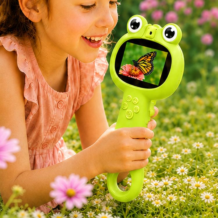 Kids Portable 3-in-1 Digital Microscope & Magnifying Glass — Purple