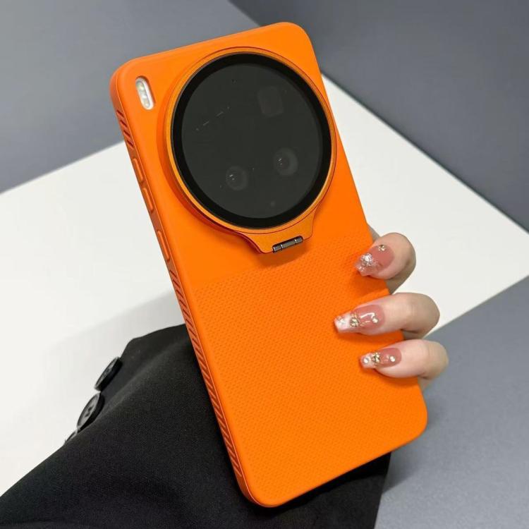 Flip-Out Camera Cover Stand Honeycomb Cooling Phone Case