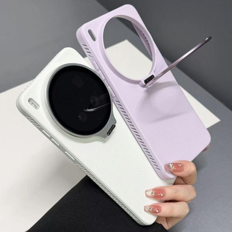 Flip-Out Camera Cover Stand Honeycomb Cooling Phone Case