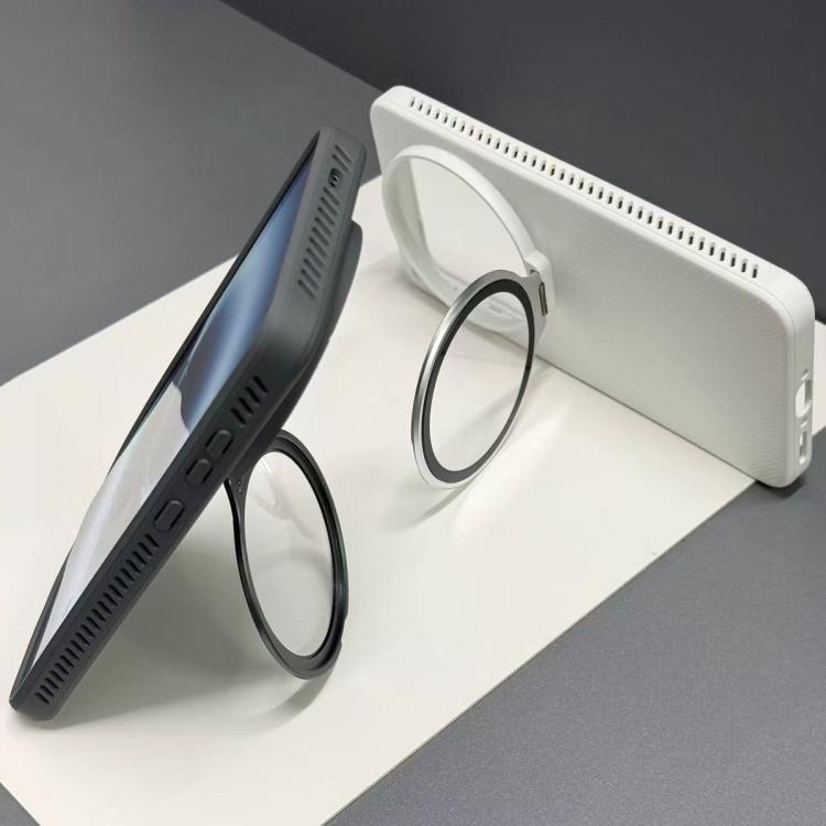 Flip-Out Camera Cover Stand Honeycomb Cooling Phone Case