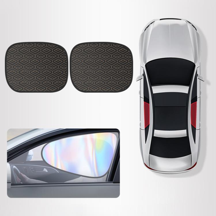 Universal Car Laser Privacy Curtain Window Shade Blackout Hheat-insulating Sunshade — Front Passenger Side 1 PC